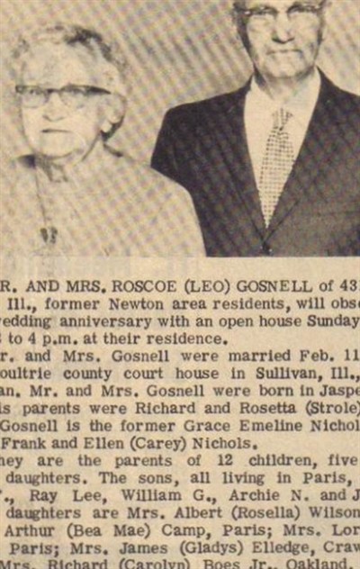 Grace Emmaline Nichols Gosnell on Sysoon