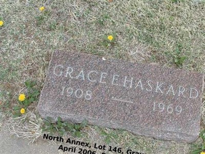 Grace Esther Rathbun Haskard on Sysoon
