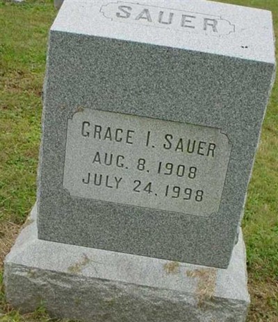 Grace I Sauer on Sysoon