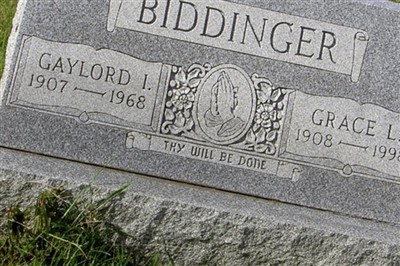 Grace L Biddinger on Sysoon
