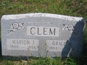 Grace M Clem on Sysoon