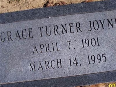 Grace Mary Turner Joyner on Sysoon