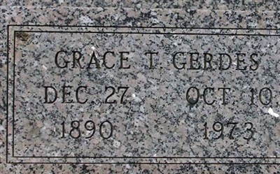 Grace T. Kuper Gerdes on Sysoon