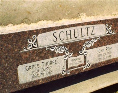 Grace Thorpe Schultz on Sysoon