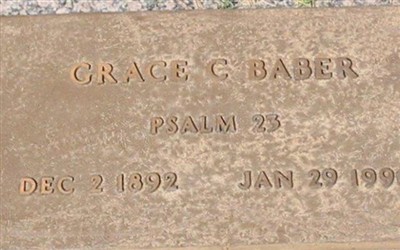 Gracie Glancy Thome Baber on Sysoon