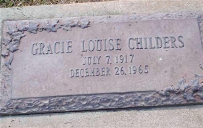 Gracie Louise Childers on Sysoon