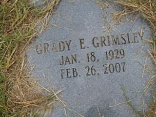 Grady Eulis Grimsley, Sr on Sysoon