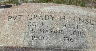 Grady H. Hinsey on Sysoon