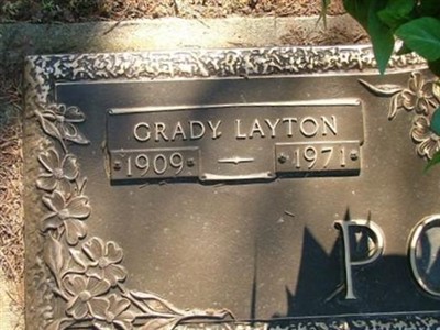 Grady Layton Poore on Sysoon
