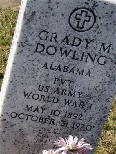 Grady M. Dowling on Sysoon