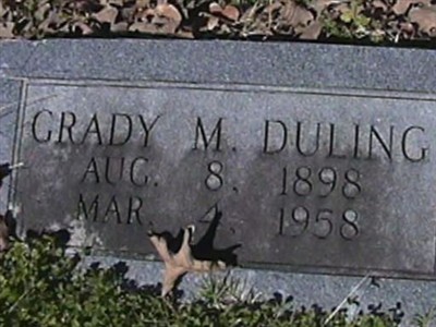 Grady M. Duling on Sysoon