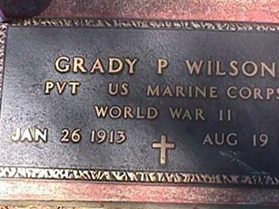Grady P. Wilson on Sysoon