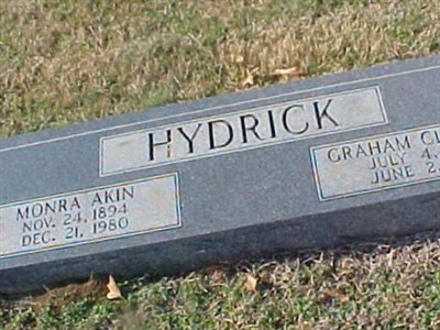 Graham Clayton Hydrick on Sysoon