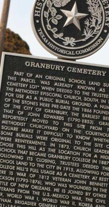 Granbury Cemetery on Sysoon