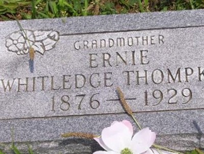 Grandmother "Ernie" Whitledge Thompkins on Sysoon