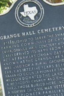 Grange Hall Cemetery on Sysoon