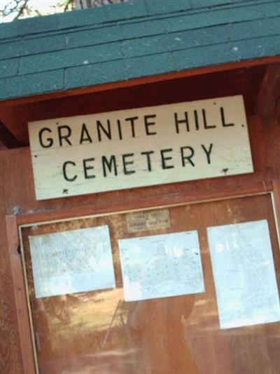Granite Hill Cemetery on Sysoon
