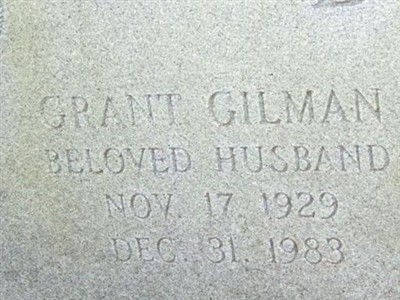 Grant Gilman Dean on Sysoon