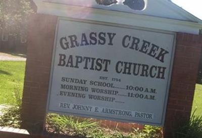 Grassy Creek Baptist Church Cemetery on Sysoon