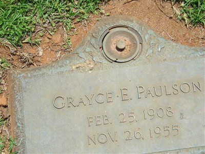 Grayce E. Paulson on Sysoon