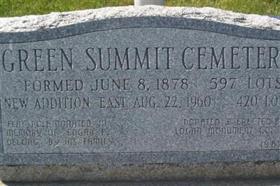 Green Summit Cemetery on Sysoon