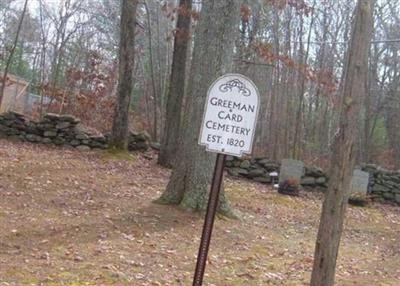 Greenman-Card Cemetery on Sysoon