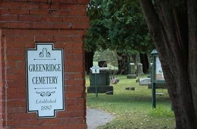 Greenridge Cemetery on Sysoon
