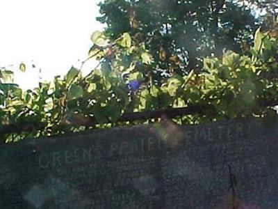 Greens Prairie Cemetery on Sysoon