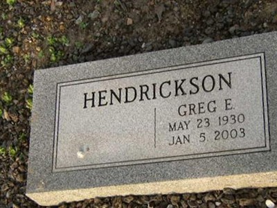 Greg E. Hendrickson on Sysoon