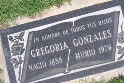 Gregoria Gonzales on Sysoon