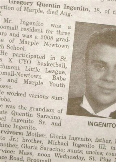 Gregory Quentin Ingenito on Sysoon