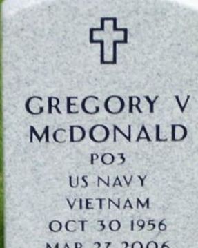 Gregory V McDonald on Sysoon