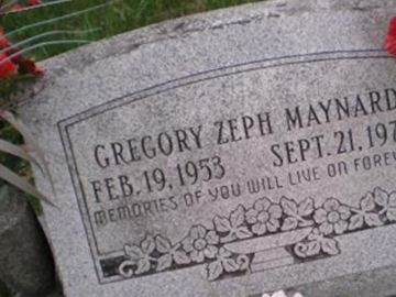 Gregory Zeph Maynard on Sysoon