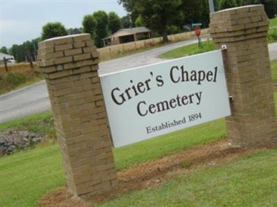 Griers Chapel Cemetery on Sysoon