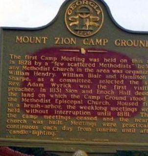 Camp Ground Cemetery Mount Zion Church on Sysoon