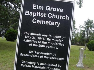 Elm Grove Baptist Church Cemetery on Sysoon