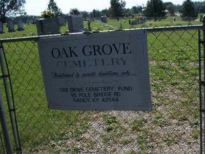 Oak Grove Baptist Church Cemetery on Sysoon