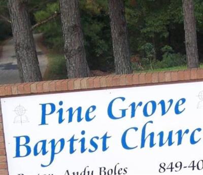 Pine Grove Baptist Church Cemetery on Sysoon