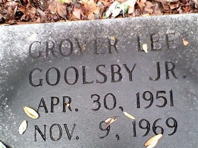 Grover Lee Goolsby, Jr on Sysoon