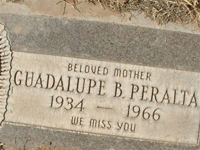 Guadalupe B Peralta on Sysoon