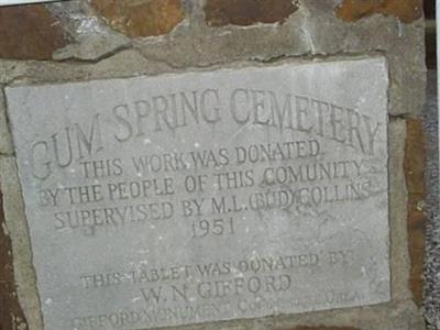 Gum Spring Cemetery on Sysoon