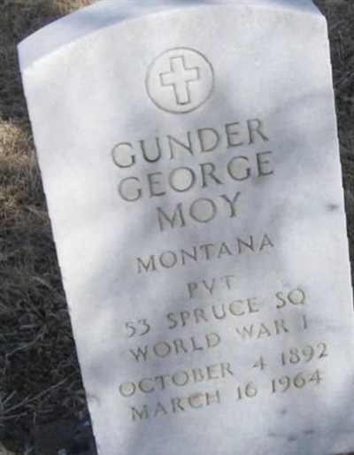 Gunder George Moy on Sysoon