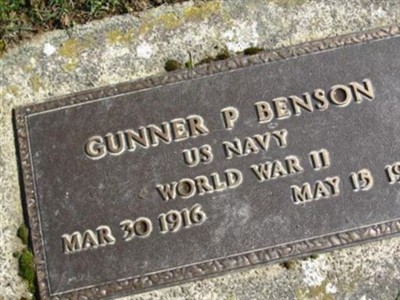 Gunner P Benson on Sysoon