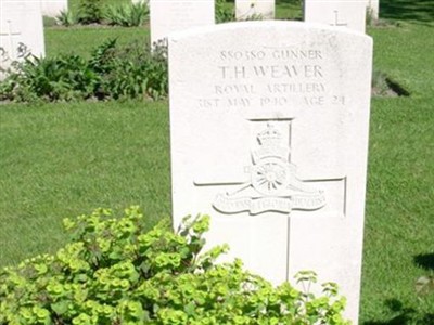 Gunner Thomas Henry Weaver on Sysoon