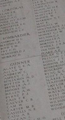 Gunner Thomas Taylor Marsden on Sysoon