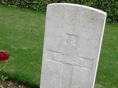 Gunner William John Anderson on Sysoon