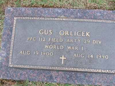 Gus Orlicek on Sysoon