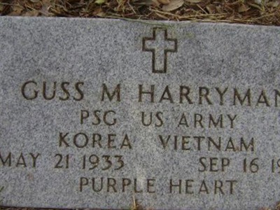 Guss Millard Harryman on Sysoon