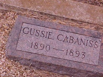 Gussie Cabaniss on Sysoon