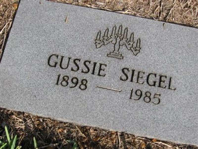 Gussie Siegel on Sysoon